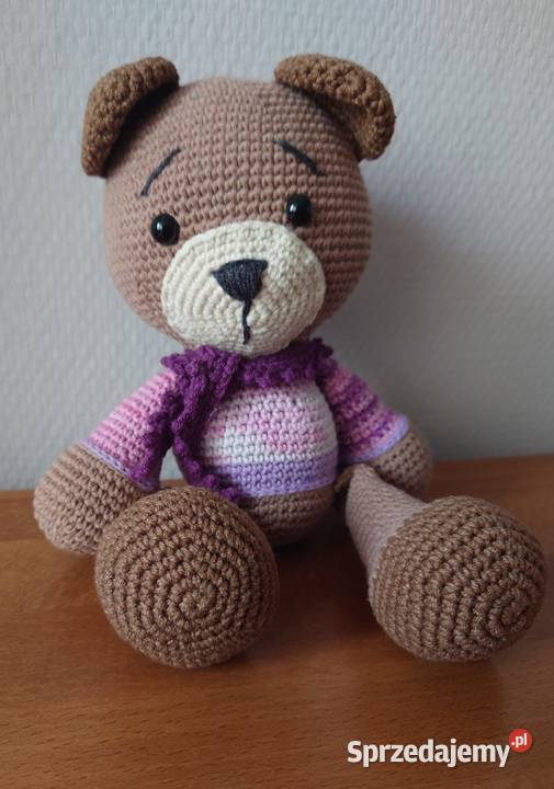 Miś amigurumi maskotka handmade Wrocław