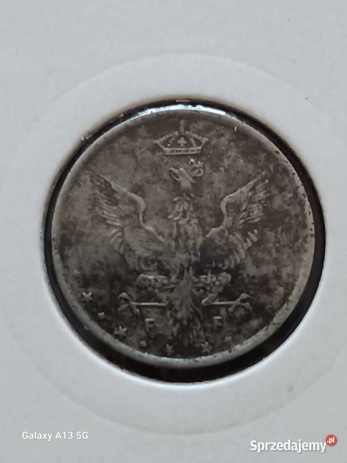 10 Fenigów Królestwo Polskie 1917 r Napis dotyka Konin sprzedam