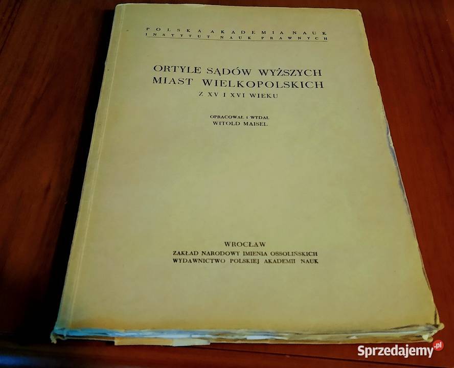 Ortyle sądów wyższych miast wielkopolskich z XV Gdańsk
