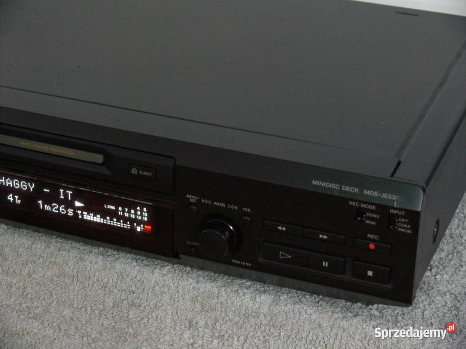 MD Sony MDSJE530 sprawy i ładny WYSYŁKA Odtwarzacze CD i MD podkarpackie Jasło