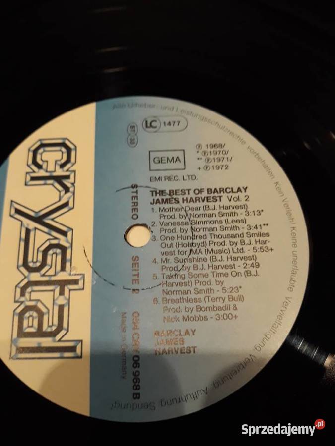 fanów oglądania okładek winyli BARCLAY JAMES podkarpackie Rzeszów