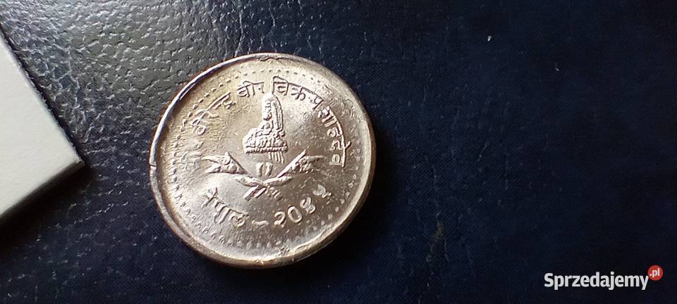 Stare monety 5 pajs 1988 Nepal Lesko