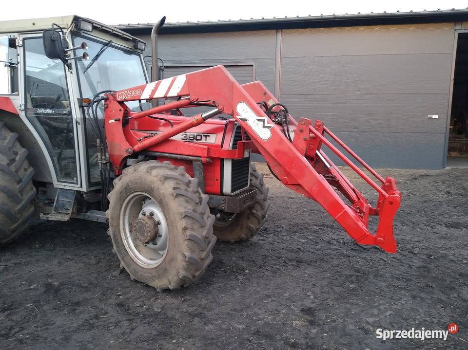 Ładowacz czołowy maileux MX460 MF 390 massey nieuszkodzony łódzkie Goszczanów sprzedam