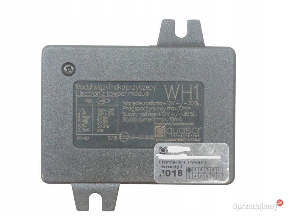 MODUŁ WH1 10R033232 Toyota Auris I 20062012 sprzedam