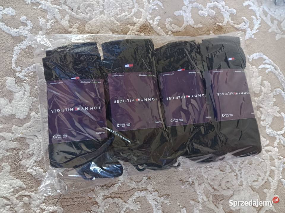 Komplet skarpet męskich Tommy Hilfiger 4046 czarny