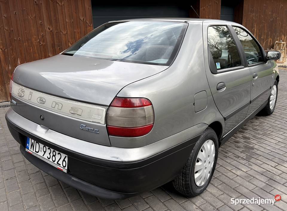 FIAT Siena 70 przebieg 1 właściciela Zarejestrowany w Polsce Wieliszew