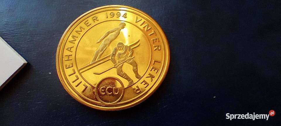 Stare monety 1 ECU 1994 Norwegia Lesko