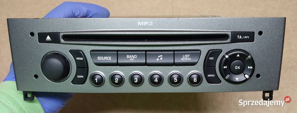 RADIO RADIOODTWARZACZ CD MP3 PEUGEOT 308 Mielęcin