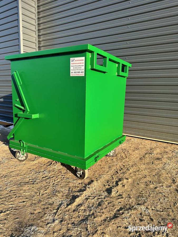 Kontener z otwieranym dnem samowyładowczy 1m3 na Kutno