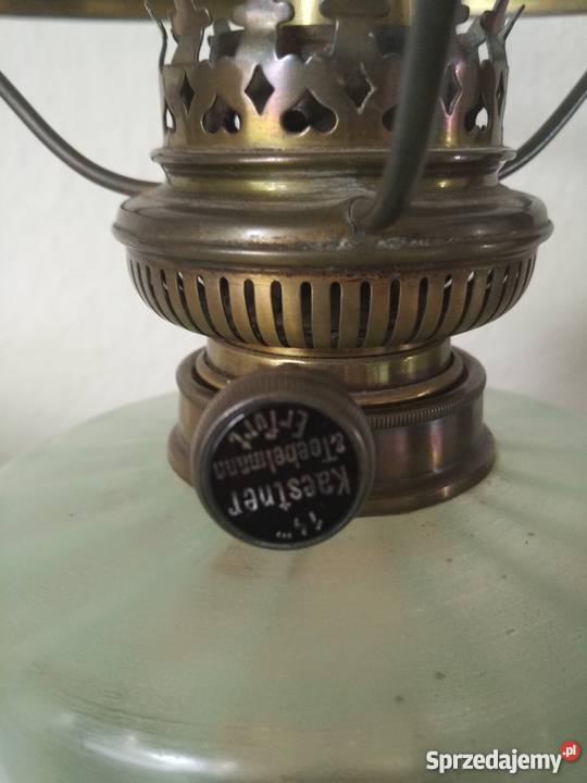 Lampa naftowa z kloszem i kominem Gorlice