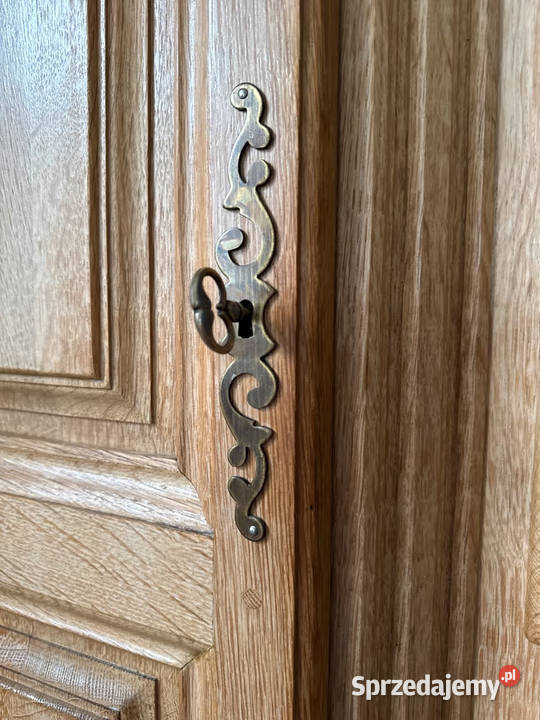 Ładny kredens dębowy dębowa biblioteka serwantka Sypniewo sprzedam