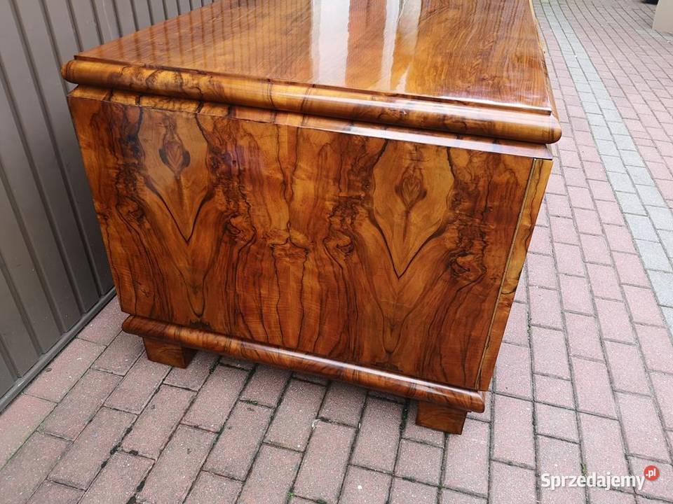 Biurko ARTDECO Orzech Politura Stare Antyk Meble Swarzędz sprzedam