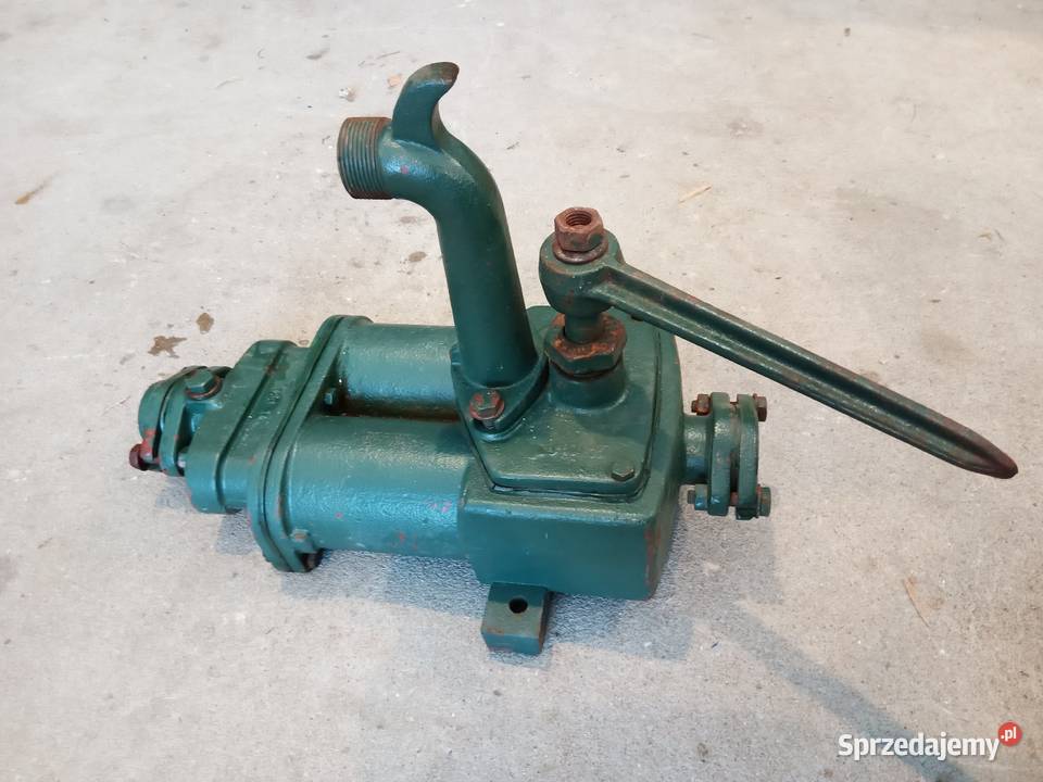 Pompa do wody ręczna dwutlokowa abisynka Stargard