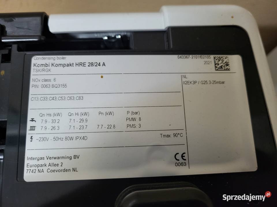 ACV INTERGAS piec gazowy kondensacyjny Jasło sprzedam