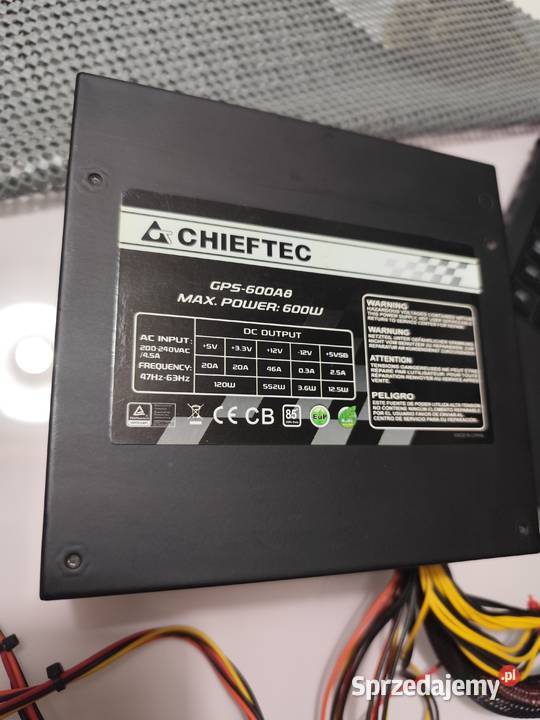Zasilacz 600W mało używany sprzedaję gdyż wielkopolskie Śmigiel sprzedam