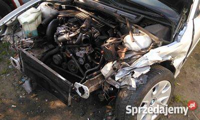 sprzedam bmw e46 uszkodzone bogata wersja kupiony w Polsce Seria 3 Sosnowiec