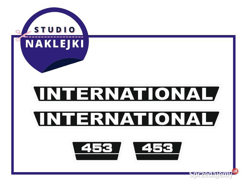 Naklejki ciągnik traktor Case International Gorlice