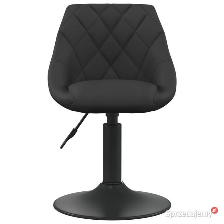 Krzesło stołowe czarne obite aksamitem WM3088810 mazowieckie Warszawa