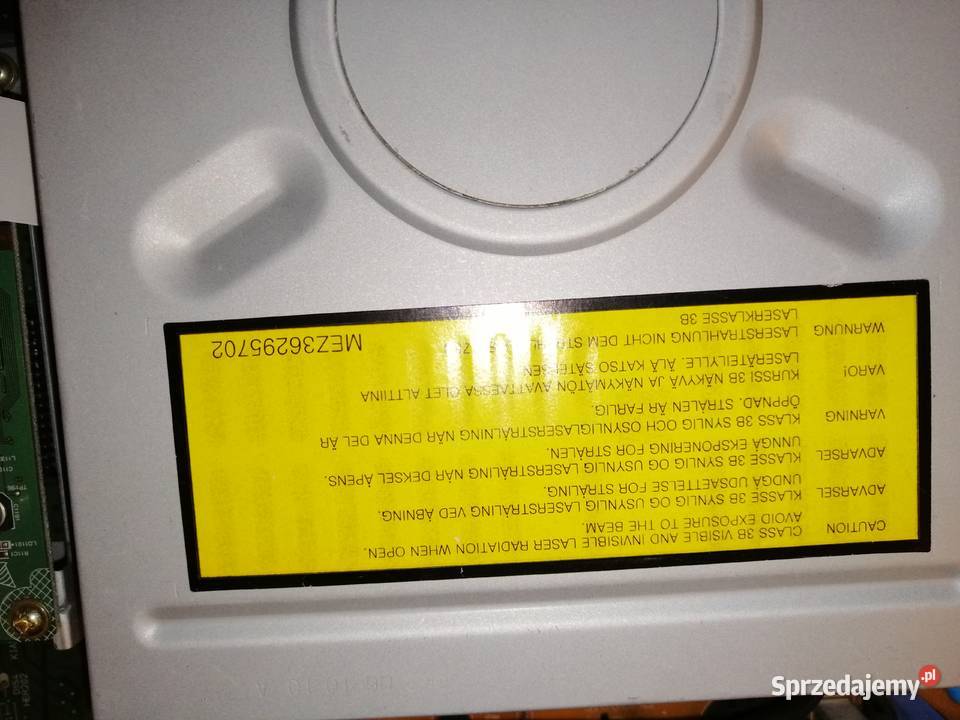 nagrywarka DVD LG RH278H z pilotem uszkodzona DVD i Blu-ray