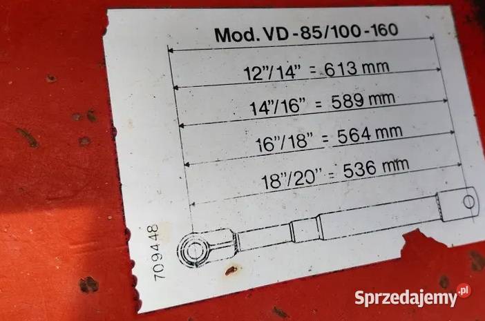 PŁUG 3skibowy KVERNELAND VD85100160 regulowana Przymiłowice sprzedam