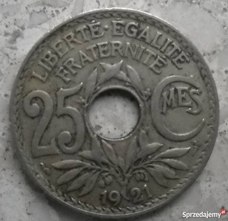 FRANCJA25 CENTIMES1921 r