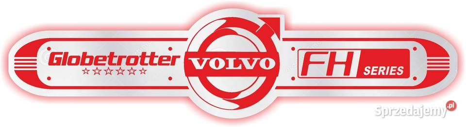 Lustro LED TIR VOLVO długie 100x25 podświetlane Pozostałe Kobierno