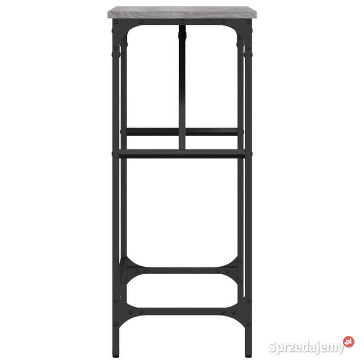 Stolik konsolowy szary dąb sonoma 75x32x75