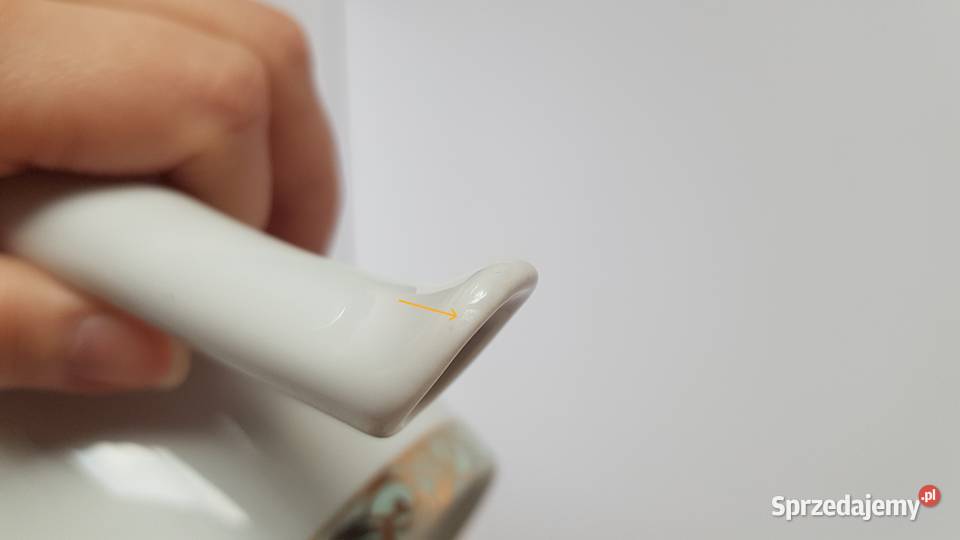 Porcelanowy dzbanek i cukiernica Aldona Chodzież Porcelana i szkło