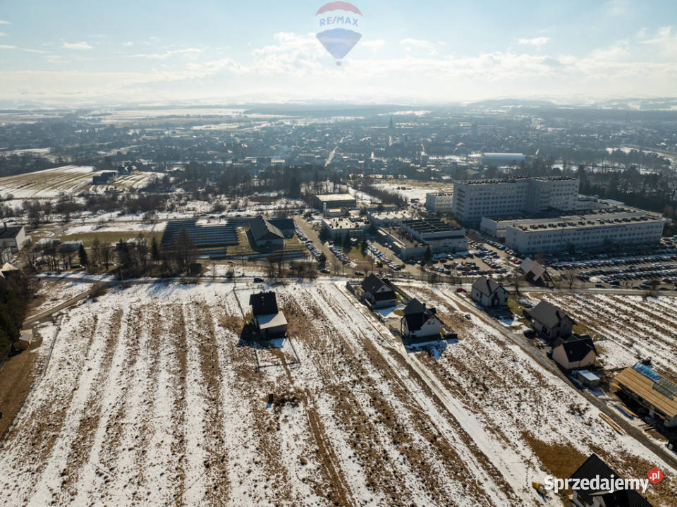 Działka u stóp Tatr widok na marzenia utwardzona Nowy Targ