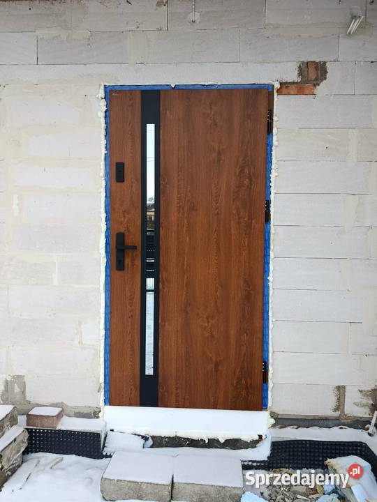 Drzwi zewnętrzne erkado złoty dąb