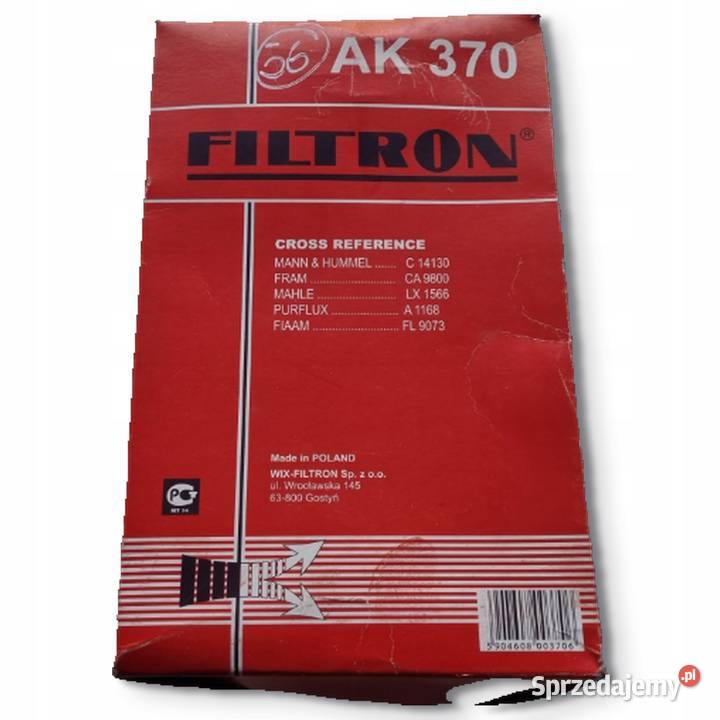 FILTR POWIETRZA AP 160 AP160 Mazda Xedos Toyota lubelskie Chełm