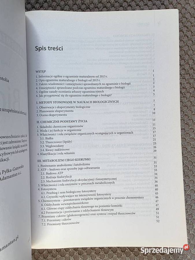 Biologia Vademecum maturzysty Ewa PyłkaGutowska Kraków