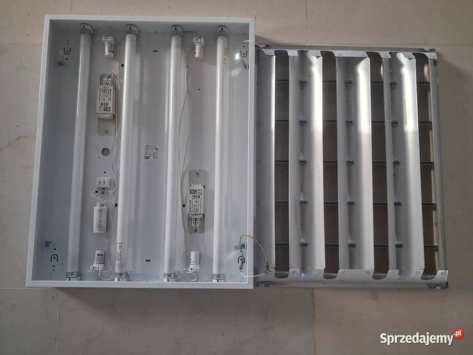 Oprawy rastrowe nt 4x18W firmy ELGO typ RASTRA