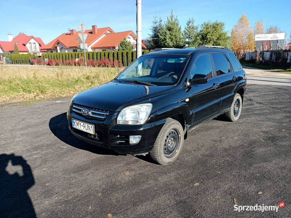 Kia Sportage Kia Sportage 20CRDI 136 07r II czarny Sportage małopolskie Tarnów
