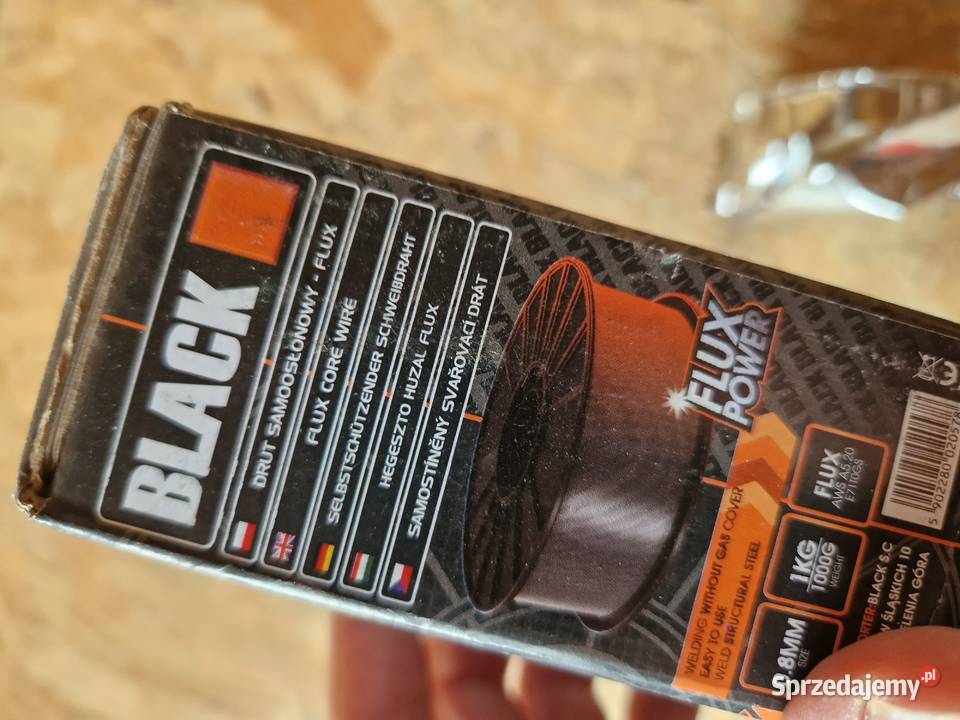 DRUT SPAWALNICZY SAMOOSŁONOWY 08 1000g FLUX Półautomaty spawalnicze wielkopolskie Głogowa