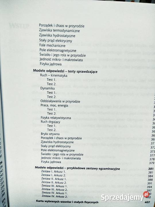 Fizyka omega matura zbiór zadań maturalnych Antykwariat