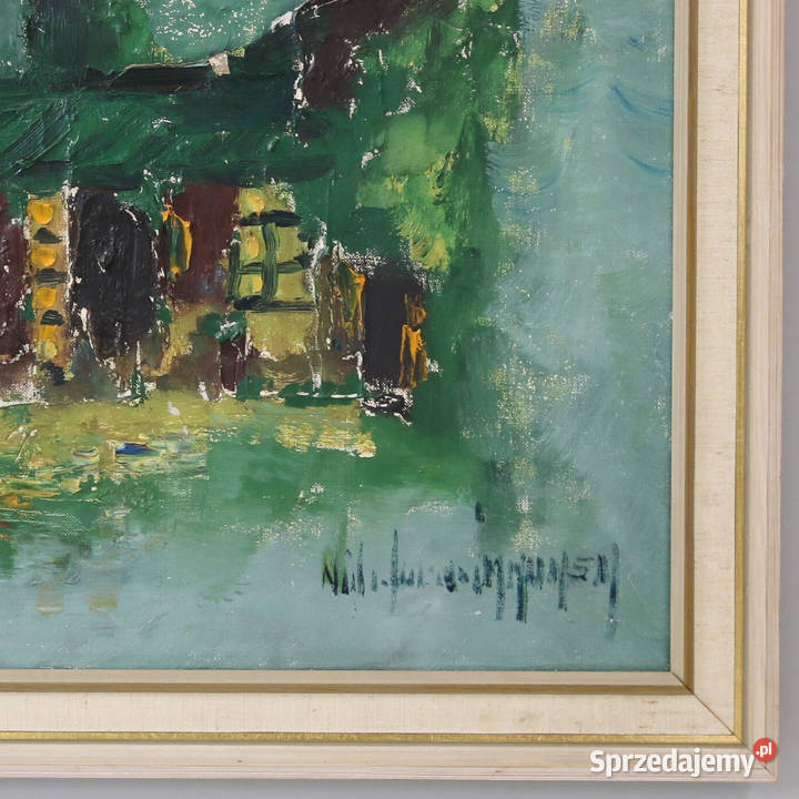 ARTexpert Obraz olejny na płótnie unikalne Dobrzany