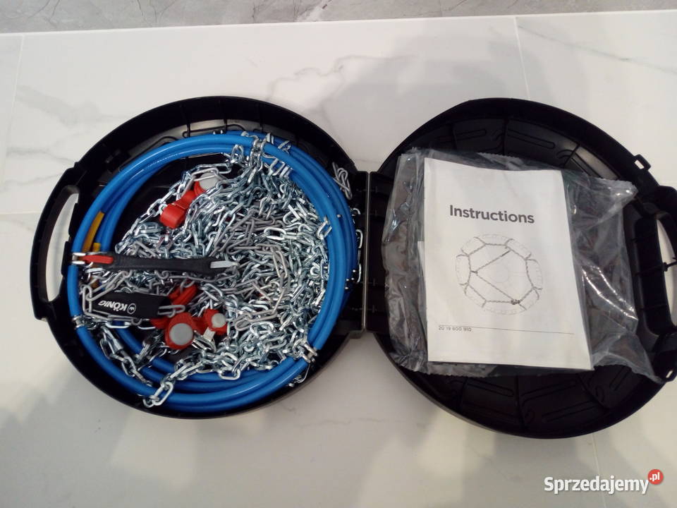 Łańcuchy śniegowe na koła KONIG CB12 90 Nowe Motoryzacja Ostroróg