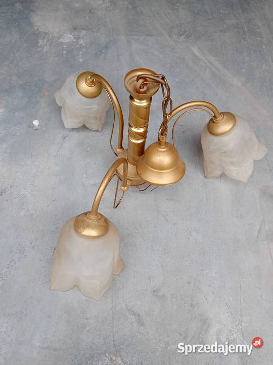 Żyrandol 3 ramienny polski Lampy wiszące Czernikówko