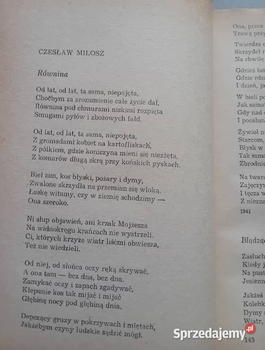 R Matuszewski Wiersze polskich poetów sprzedam