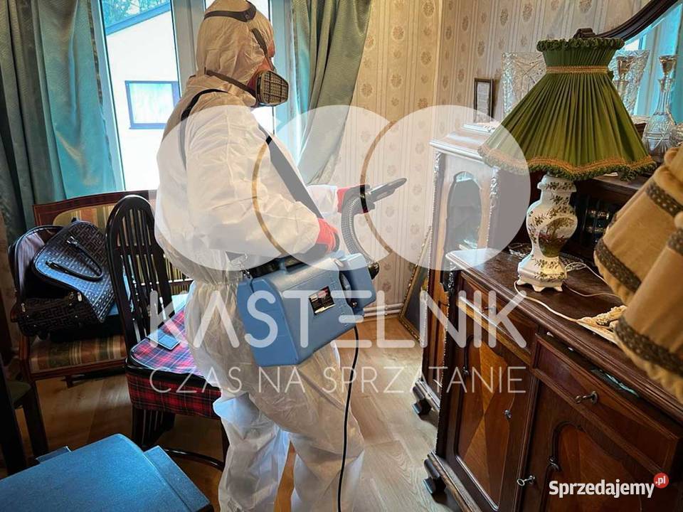 Sprzątanie zgonach Ełk Kastelnik Dezynfekcja