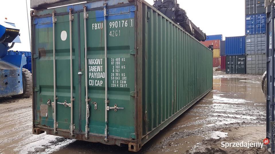 Kontener morski magazynowy chłodnia kontenery zachodniopomorskie Szczecin sprzedam