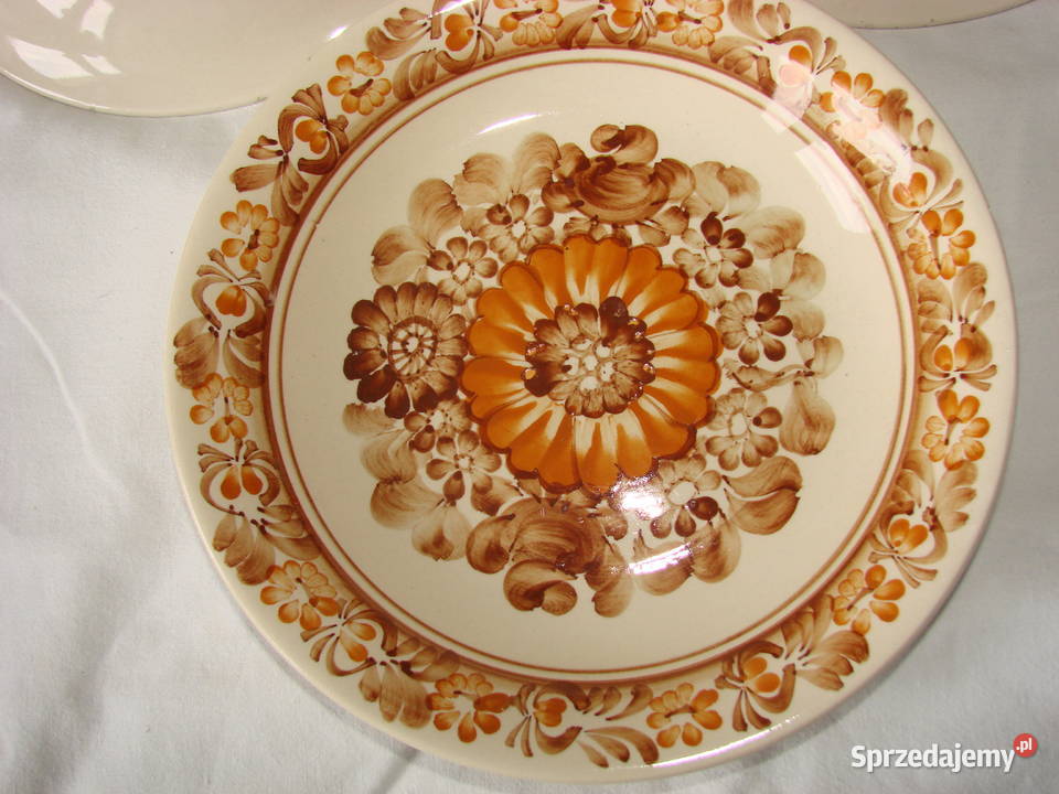 Włocławek fajansowy talerz PRL pomorskie Pruszcz Gdański sprzedam