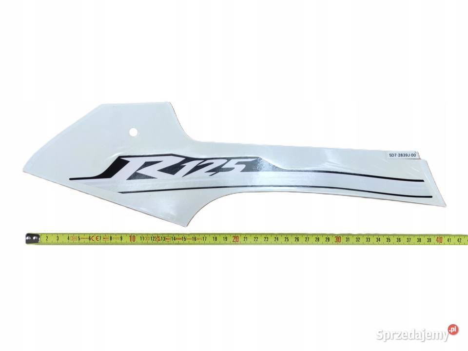NAKLEJKA R 125 NA PRAWY BOCZEK YAMAHA YZFR 125