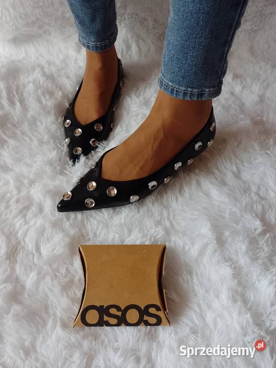 40 ASOS Design Bogato zdobione Baleriny Kraków sprzedam