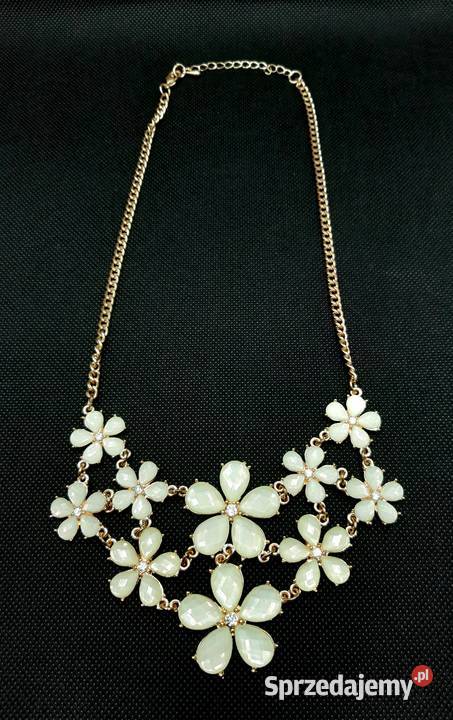 Naszyjnik z kwiatkami złoty Radom