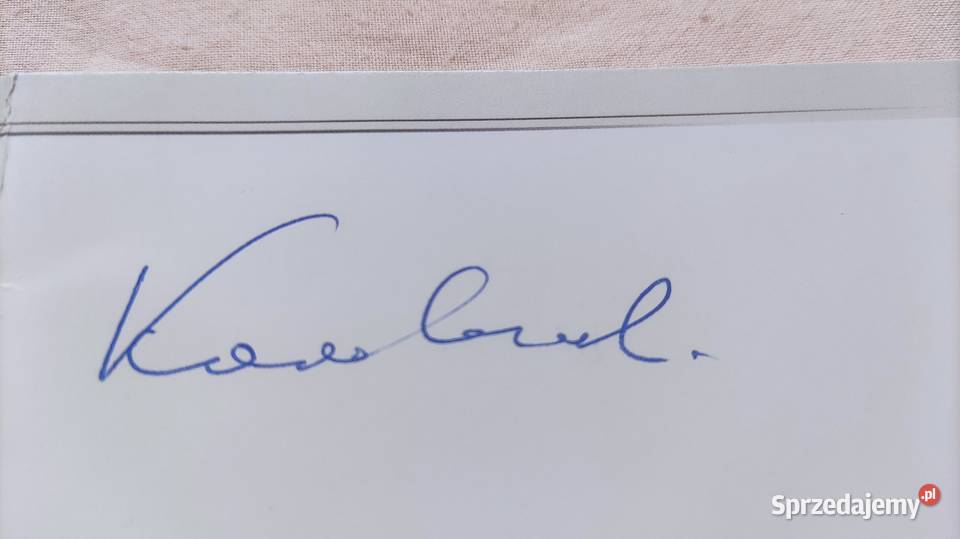 Autograf Krzysztofa Kowalewskiego 2012 aktora Szczecin