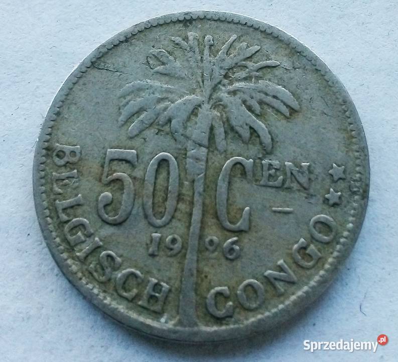 KONGO BELGIJSKIE50 CENTIMES1926 rRZADKA Legionowo