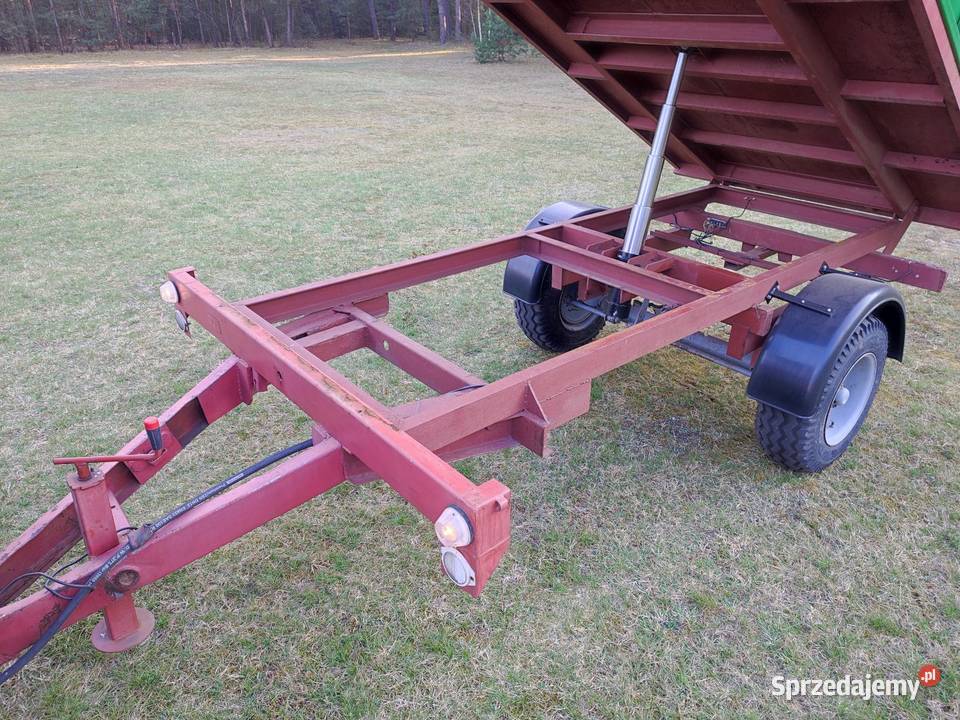 Przyczepa rolnicza jednoosiowa wywrotka Głowno