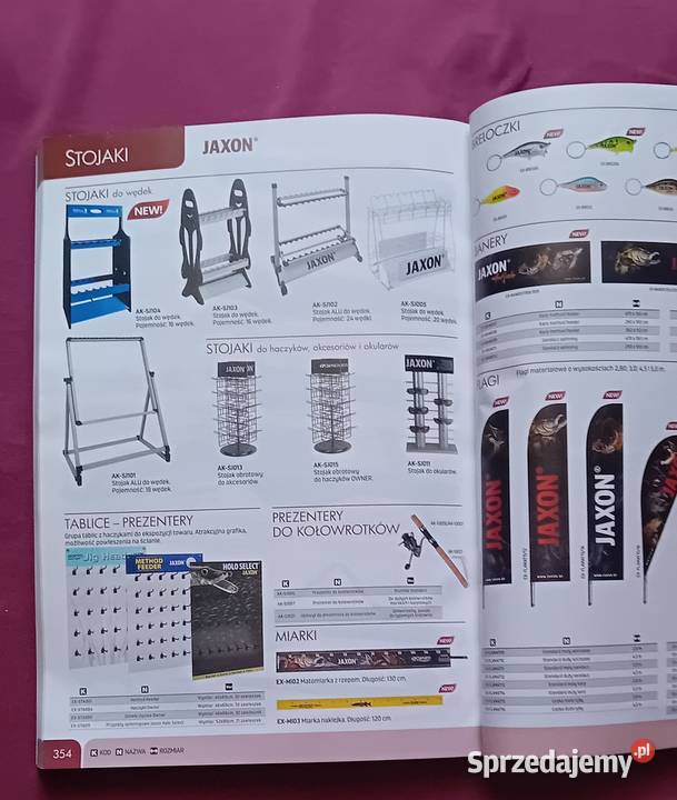 Katalog sprzętu wędkarskiego Jaxon 2025 r Koźminek sprzedam